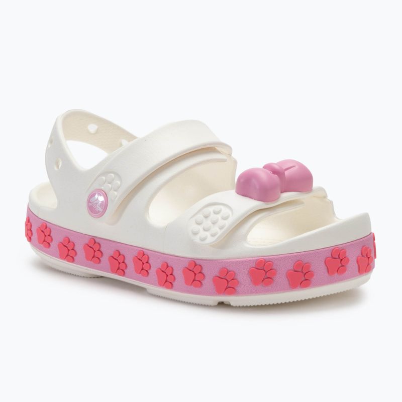 Παιδικά σανδάλια Crocs Crocband Cruiser Pet Kids white/pink tweed