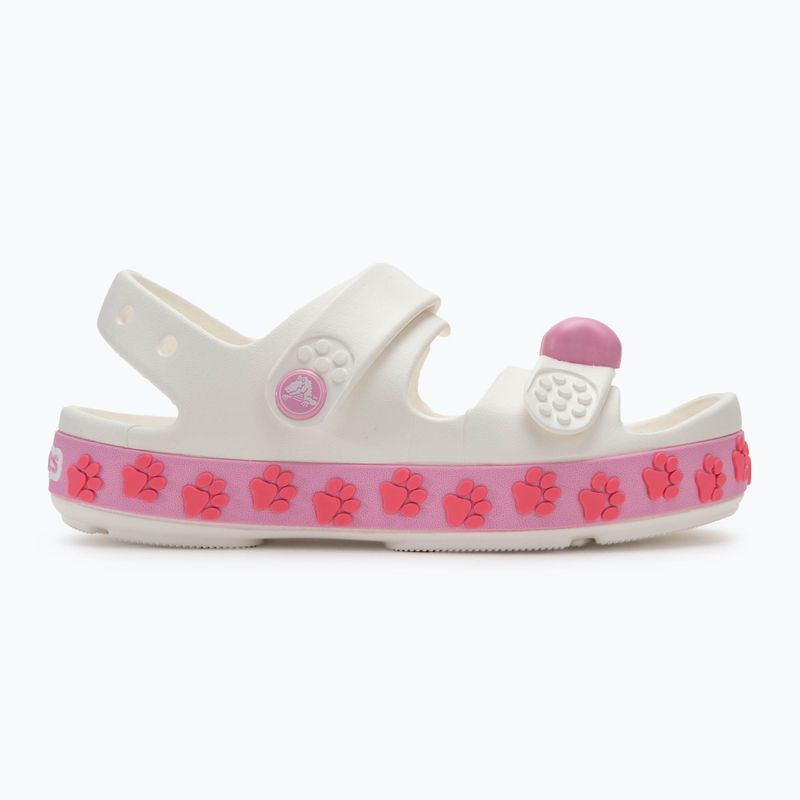 Παιδικά σανδάλια Crocs Crocband Cruiser Pet Kids white/pink tweed 2