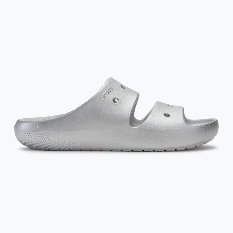 Παντόφλες Crocs Classic Metallic Sandal V2 silver 2