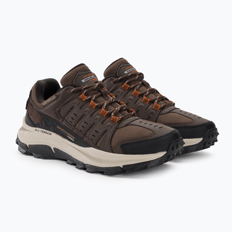 SKECHERS Equalizer 5.0 Trail Solix καφέ/πορτοκαλί ανδρικά παπούτσια πεζοπορίας 4