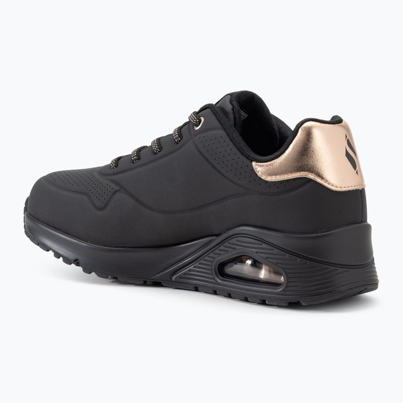 Γυναικεία παπούτσια SKECHERS Uno Shimmer Away black/gold 3