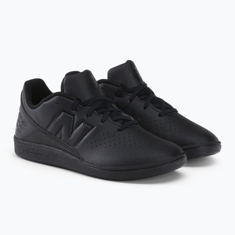 New Balance Audazo V6 Control IN Jr παιδικά ποδοσφαιρικά παπούτσια μαύρα SJA3IBB6.M.035 4