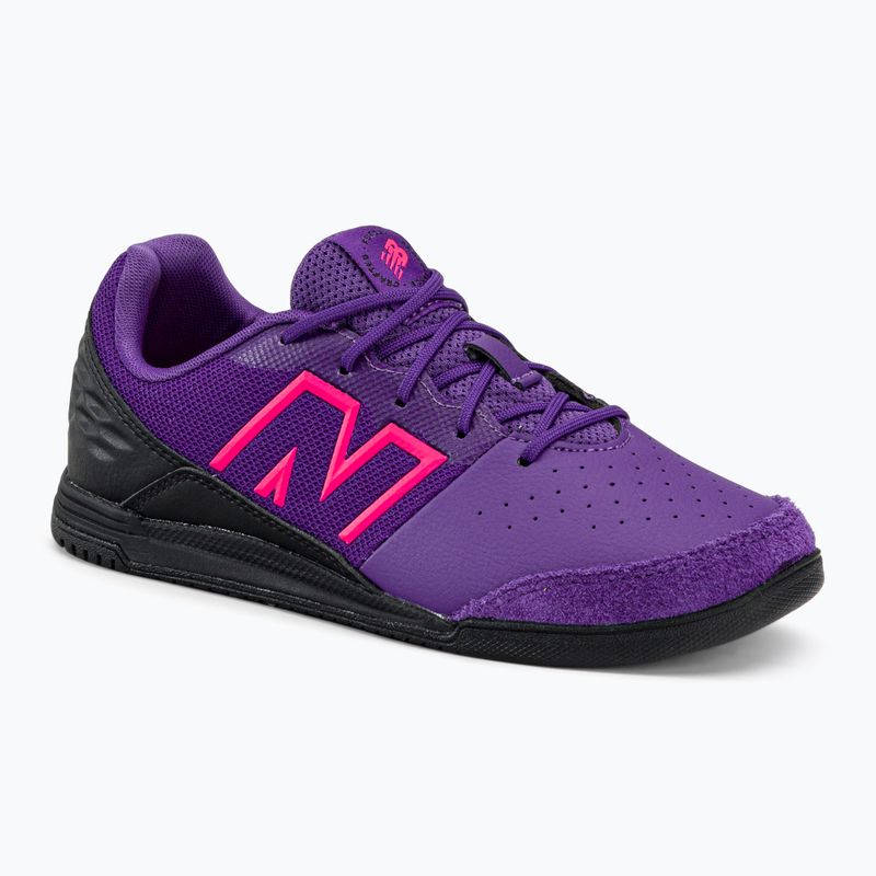 New Balance Audazo V6 Command IN παιδικά ποδοσφαιρικά παπούτσια μωβ