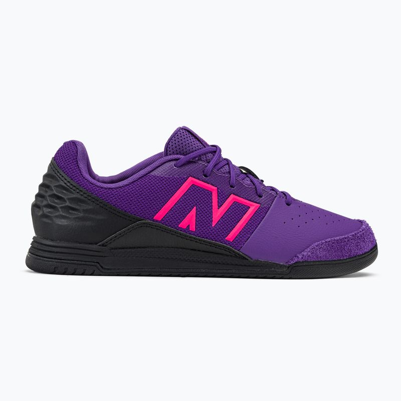 New Balance Audazo V6 Command IN παιδικά ποδοσφαιρικά παπούτσια μωβ 2