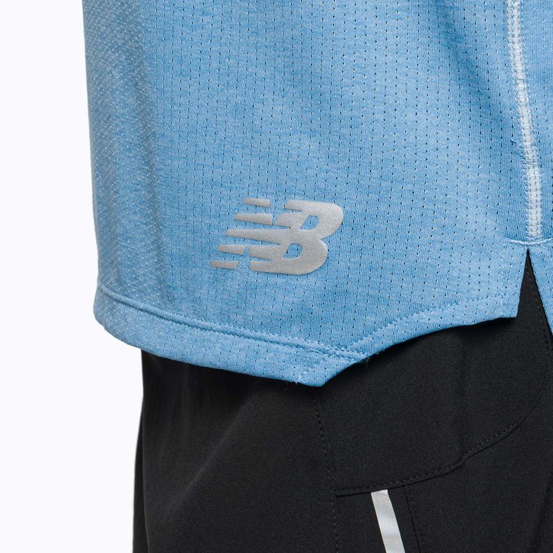 Ανδρικό αθλητικό μπλουζάκι New Balance Graphic Impact Run Singlet μπλε MT21276HBT 5