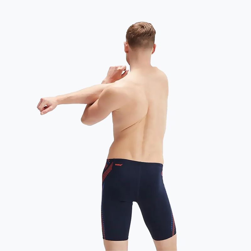 Ανδρικά μαγιό Speedo Tech Panel navy/orange 9