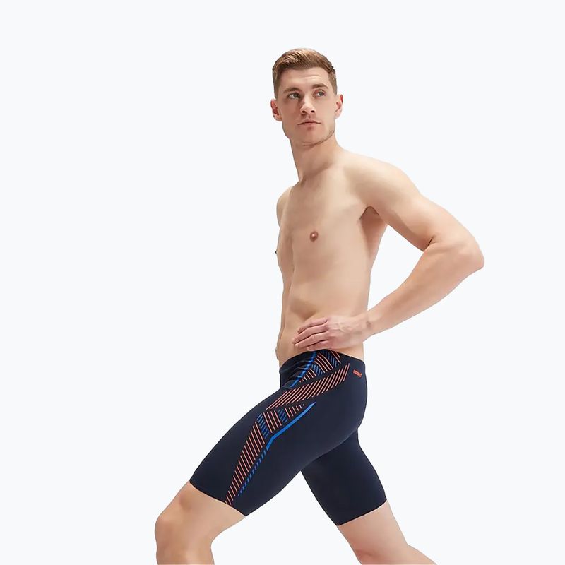 Ανδρικά μαγιό Speedo Tech Panel navy/orange 10