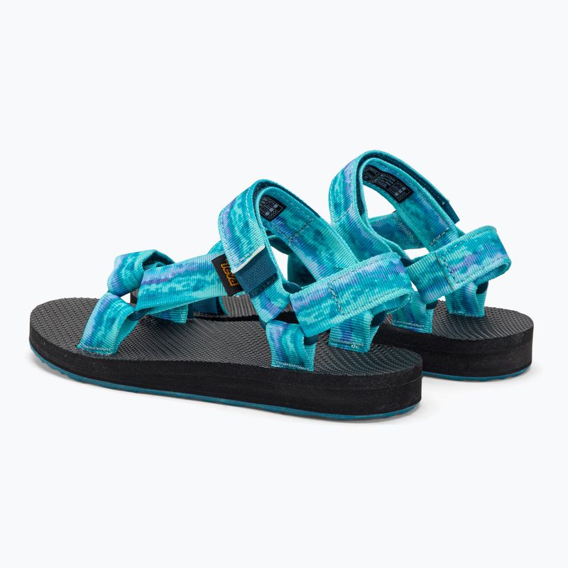 Γυναικεία σανδάλια πεζοπορίας Teva Original Universal Tie-Dye sorbet blue 3