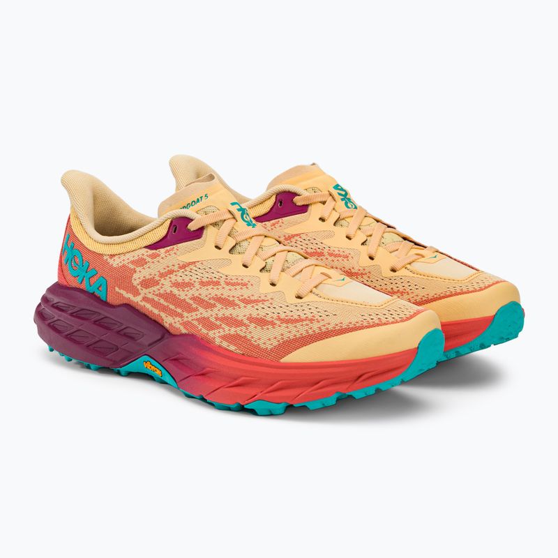 Γυναικεία παπούτσια για τρέξιμο HOKA Speedgoat 5 impala/flame 1123158-IFLM 4