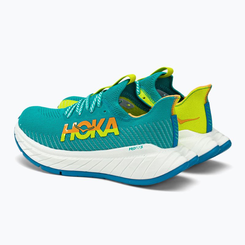 Γυναικεία παπούτσια για τρέξιμο HOKA Carbon X 3 μπλε-κίτρινο 1123193-CEPR 5