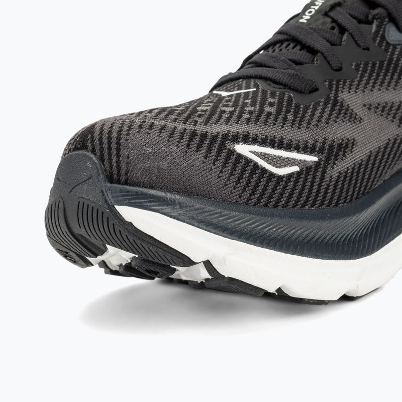 Γυναικεία παπούτσια τρεξίματος HOKA Clifton 9 Wide μαύρο/λευκό 8