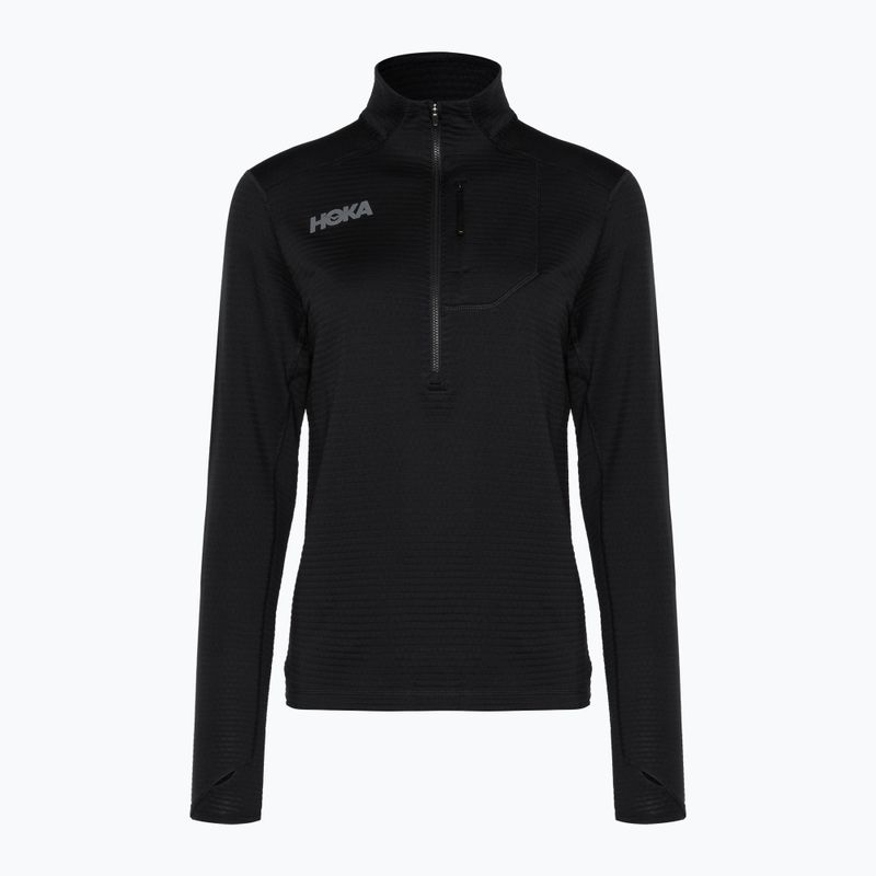 Γυναικείο φούτερ για τρέξιμο HOKA 1/2 Zip black