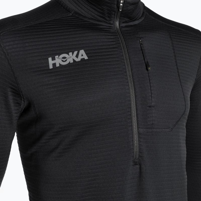 Ανδρικό φούτερ για τρέξιμο HOKA 1/2 Zip black 3