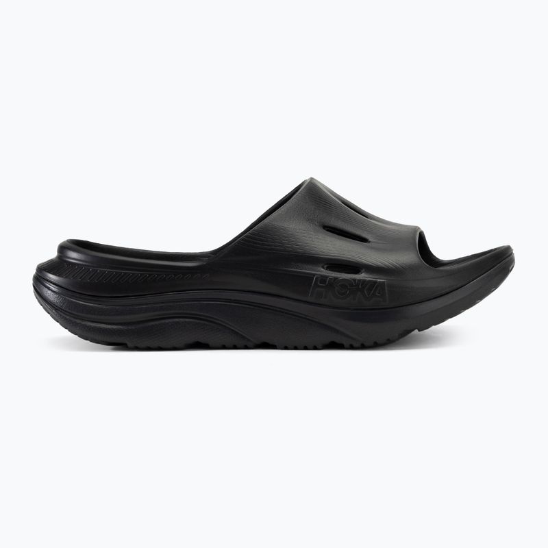 Παιδικές παντόφλες HOKA Ora Recovery Slide 3 black/black 2