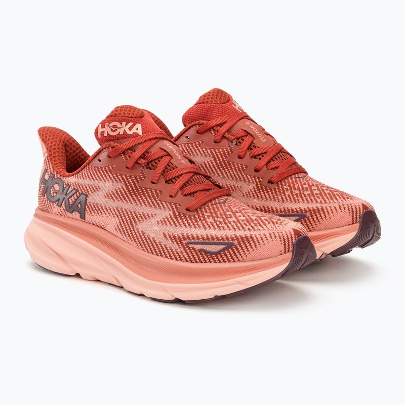 Γυναικεία παπούτσια για τρέξιμο HOKA Clifton 9 rust/earthenware 5