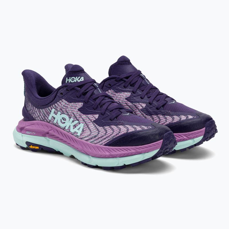 Γυναικεία παπούτσια για τρέξιμο HOKA Mafate Speed 4 night sky/orchid flower 5