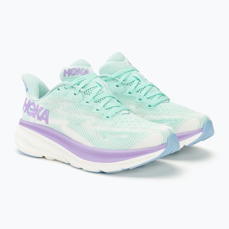 Γυναικεία παπούτσια τρεξίματος HOKA Clifton 9 Wide sunlit ocean/lilac mist 5