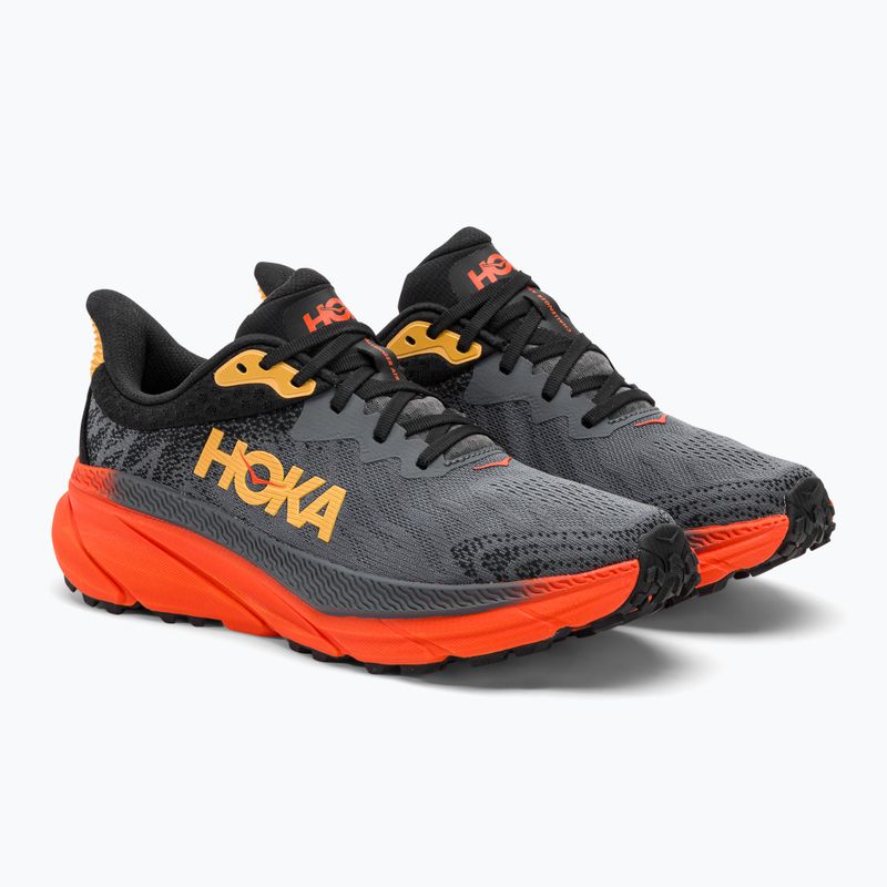 HOKA Challenger ATR 7 castlerock/flame ανδρικά παπούτσια για τρέξιμο 4