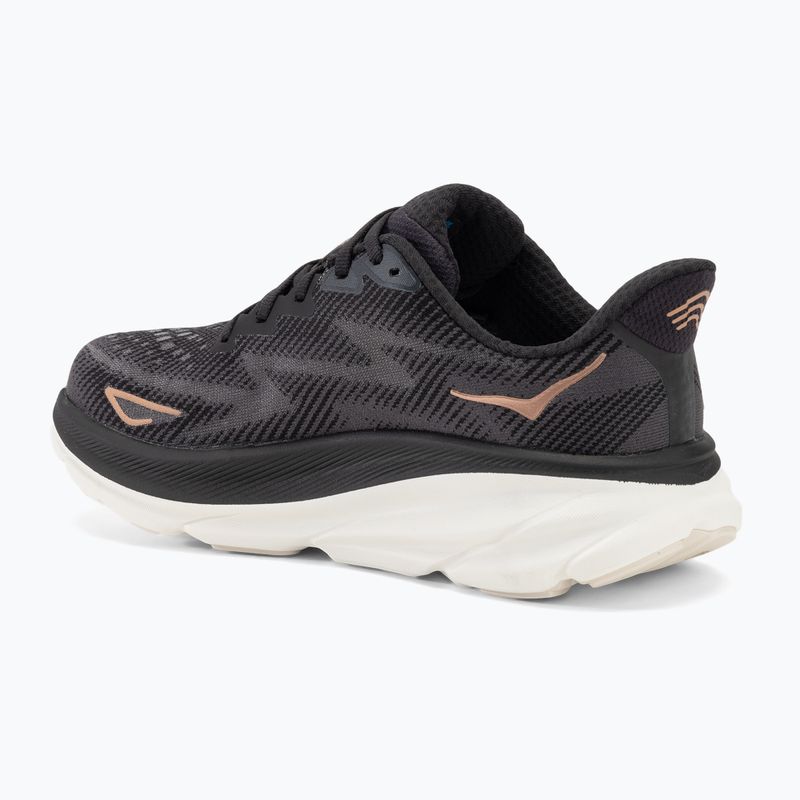 Γυναικεία παπούτσια για τρέξιμο HOKA Clifton 9 black/rose gold 3