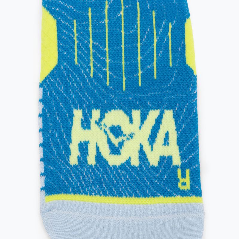 HOKA Crew Run Sock 3 ζευγάρια κάλτσες τρεξίματος diva blue/ ice water/evening primrose 6