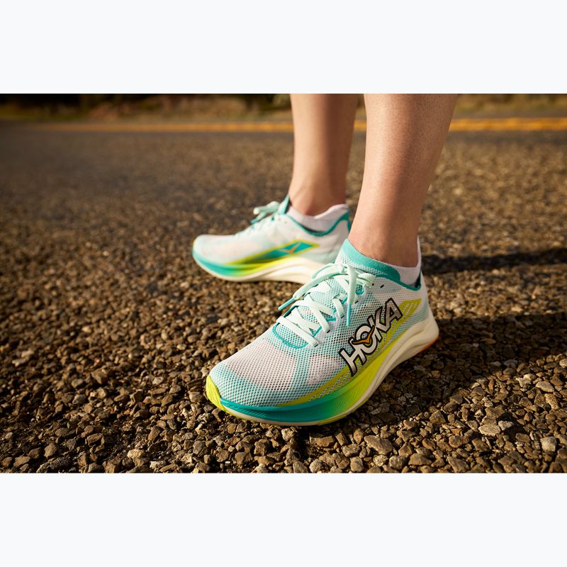 Παπούτσια τρεξίματος HOKA Cielo Road white/ceramic 4