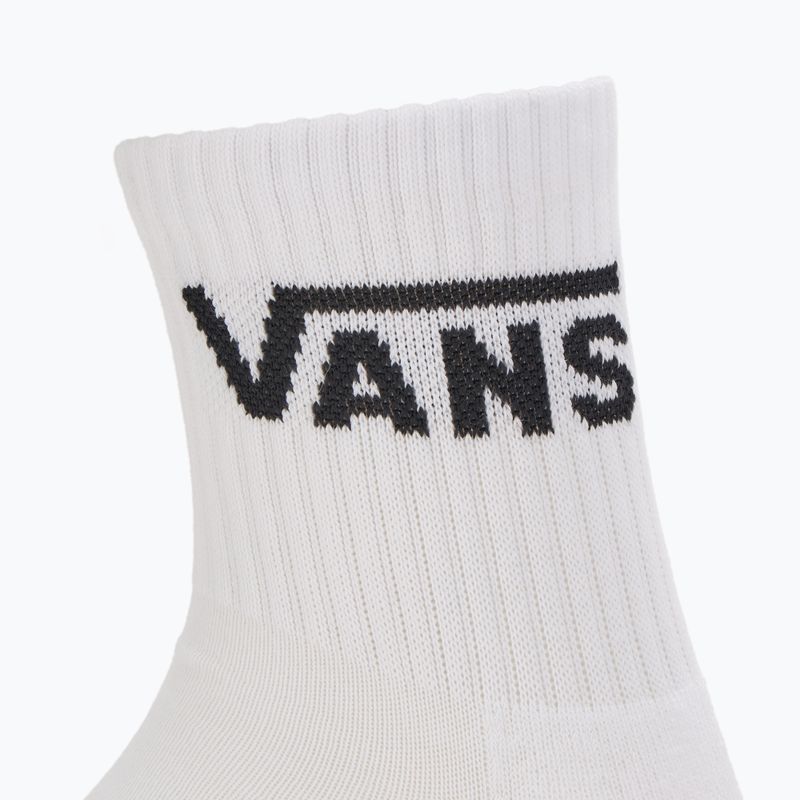 Vans Classic Half Crew ανδρικές κάλτσες 3 ζευγάρια λευκές 3