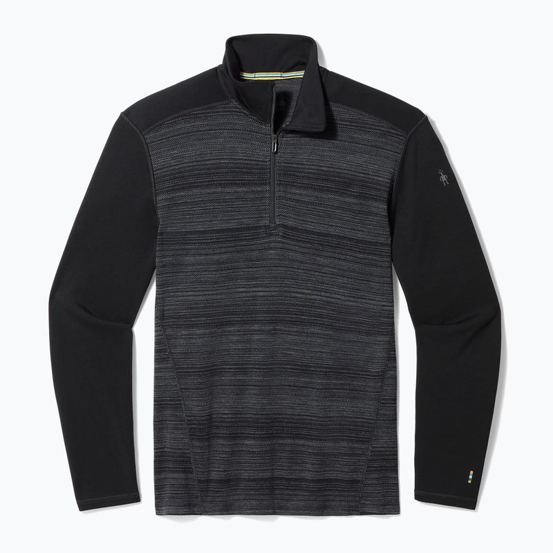 Ανδρικό Smartwool Merino 250 Baselayer 1/4 Zip boxed θερμικό μακρυμάνικο μαύρο χρώμα shift 3