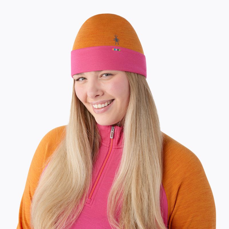 Smartwool Merino Reversible Cuffed cap marmalade heather 7