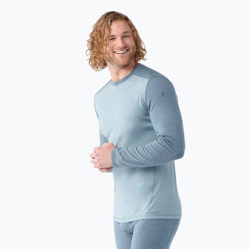 Ανδρικό Smartwool Merino 250 Baselayer Crew Boxed pewter blue-lead thermal T-shirt