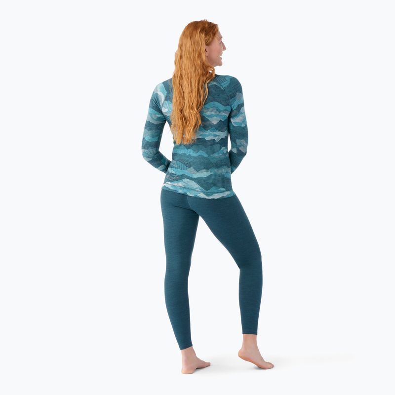 Γυναικείο Smartwool Merino 250 Baselayer Crew Boxed thermal T-shirt twilight blue mtn scape 2