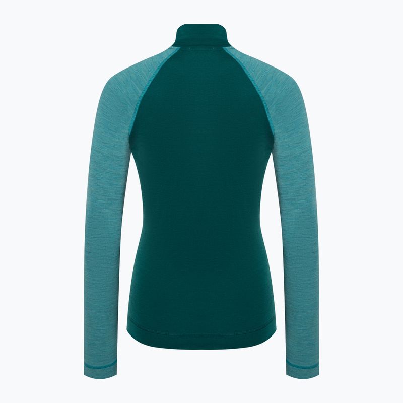 Γυναικεία Smartwool Classic Thermal Merino Baselayer 1/4 Zip Boxed Emerald Thermal Longsleeve 4