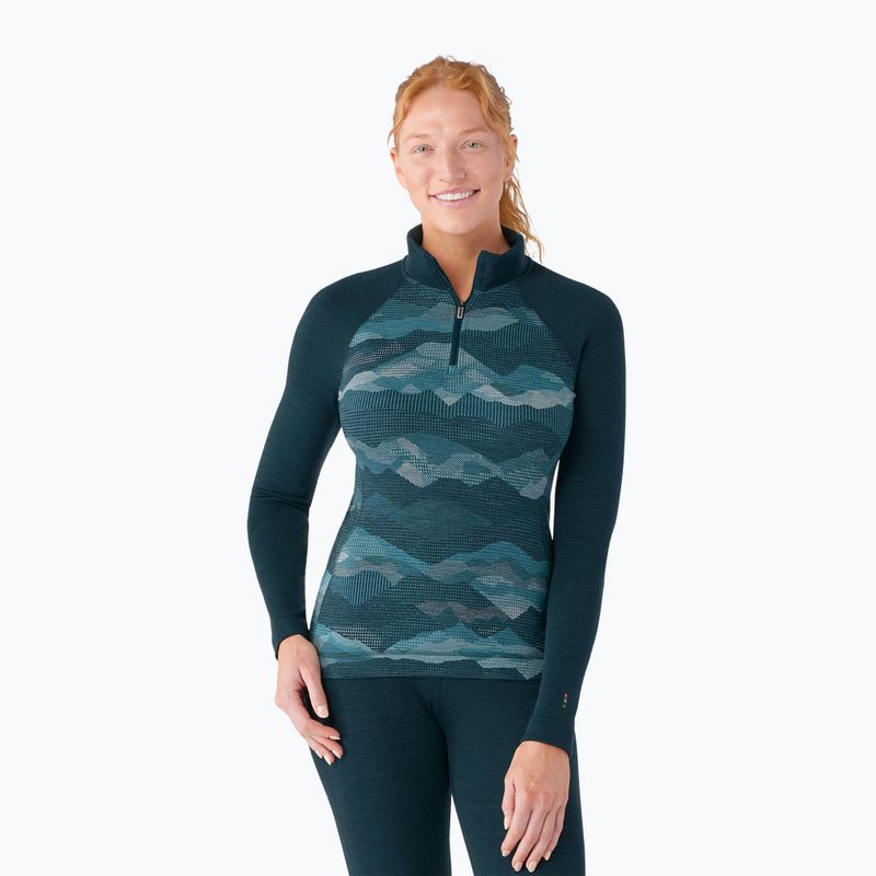 Γυναικείο Smartwool Classic Thermal Merino Baselayer 1/4 Boxed thermal longsleeve twilight blue