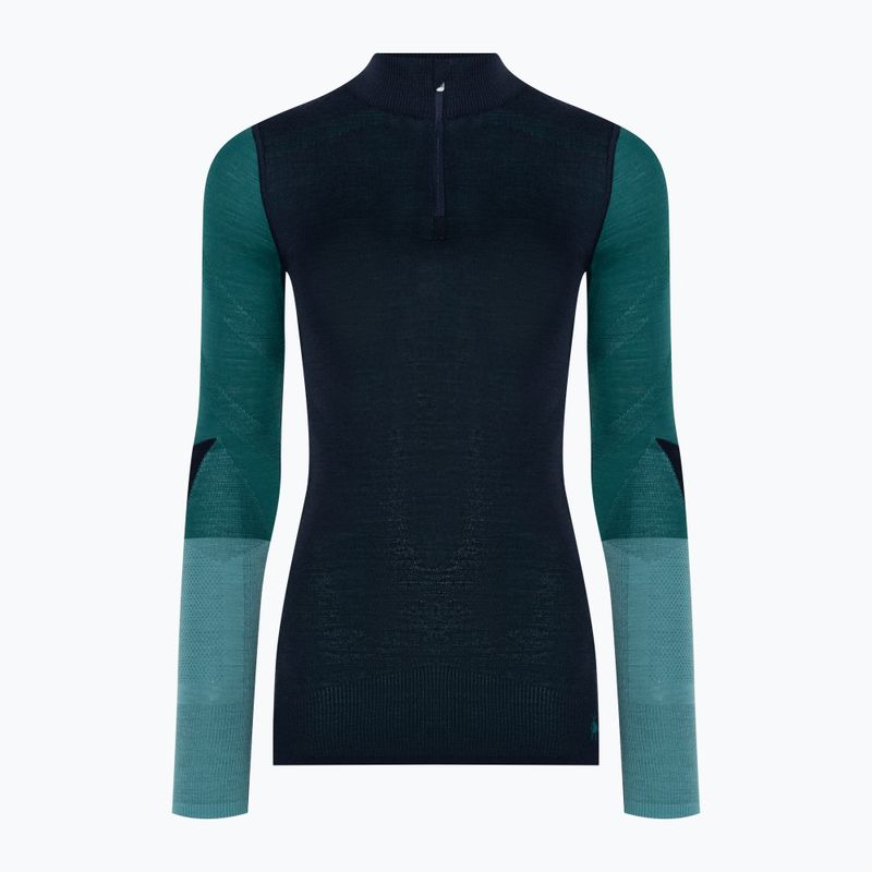 Γυναικείο Smartwool Intraknit Thermal Merino Baselayer Colorblock Longsleeve 1/4 deep navy 3