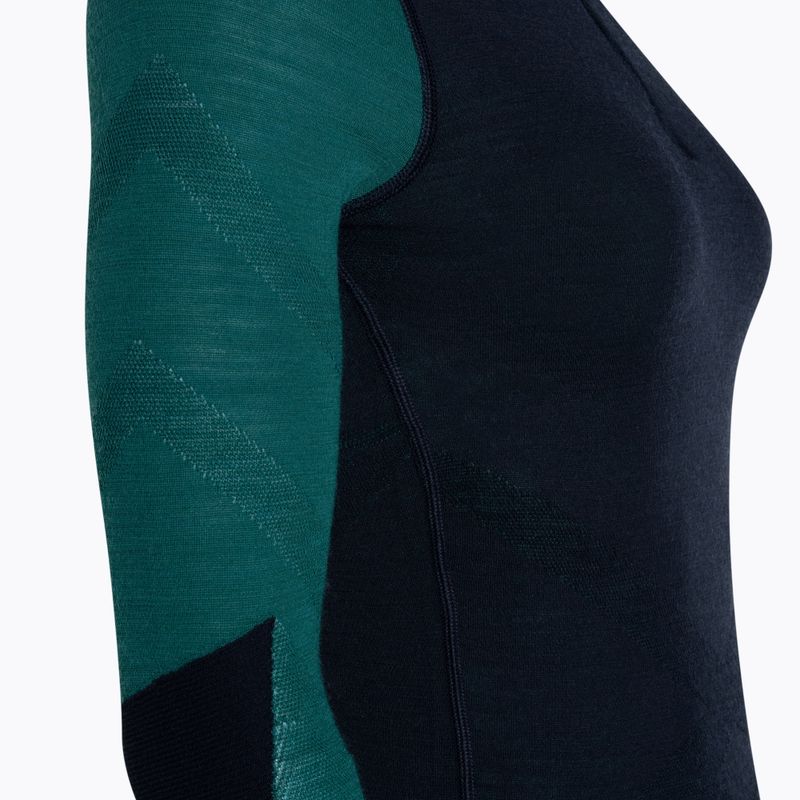 Γυναικείο Smartwool Intraknit Thermal Merino Baselayer Colorblock Longsleeve 1/4 deep navy 5