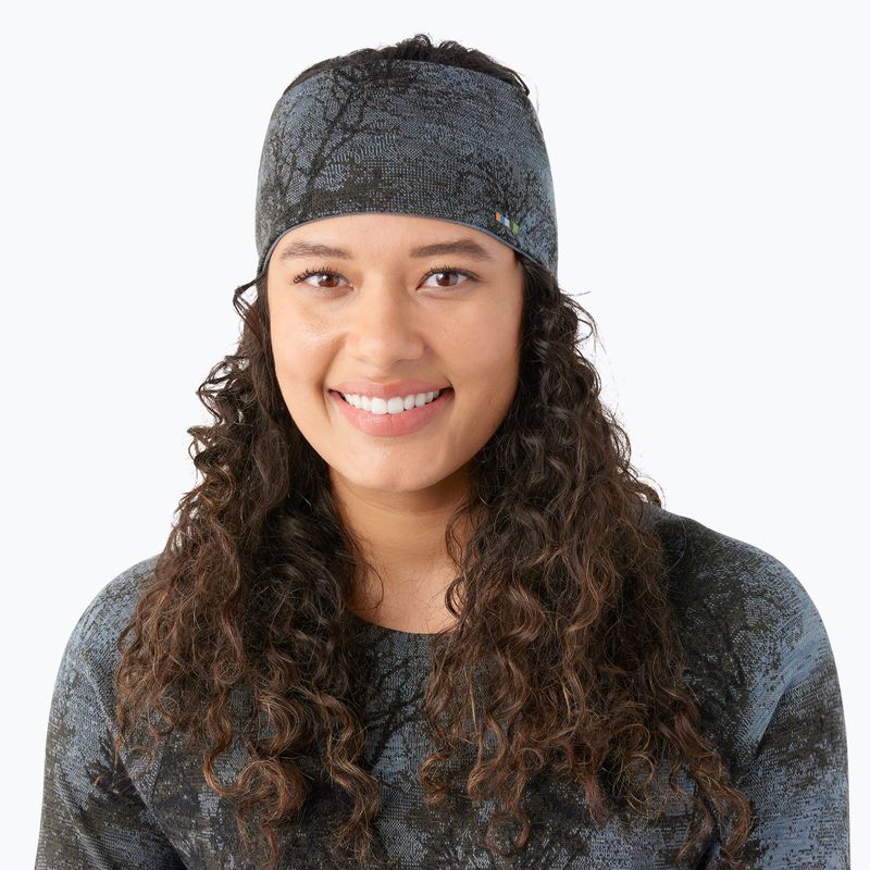 Smartwool Thermal Merino Reversible headband μαύρο δάσος 4