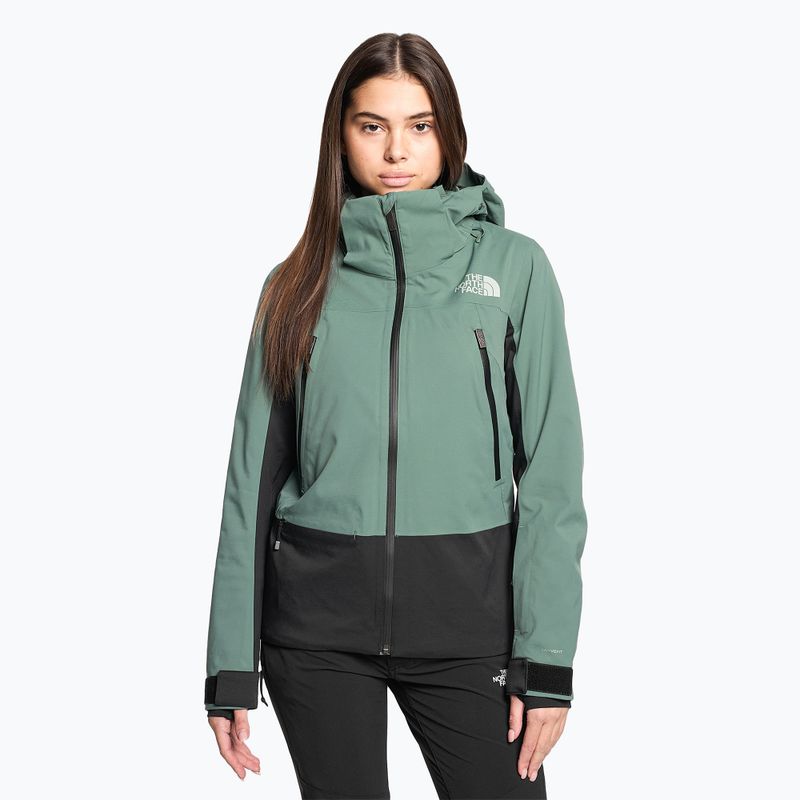 Γυναικείο μπουφάν σκι The North Face Lenado dark sage