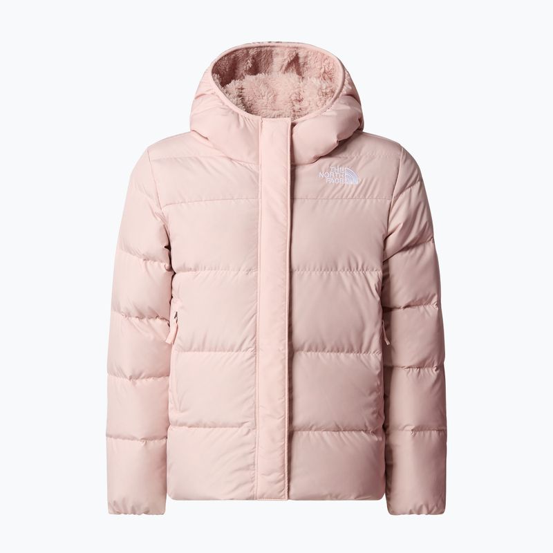 Παιδικό πουπουλένιο μπουφάν The North Face North Down Fleece Parka ροζ βρύα