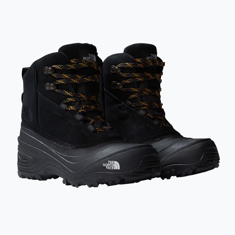 Παιδικά παπούτσια πεζοπορίας The North Face Chilkat V Lace WP black/black 8