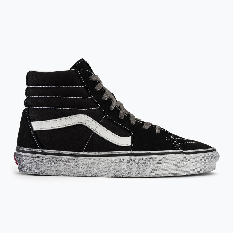 Παπούτσια Vans SK8-Hi Stressed black/white 2