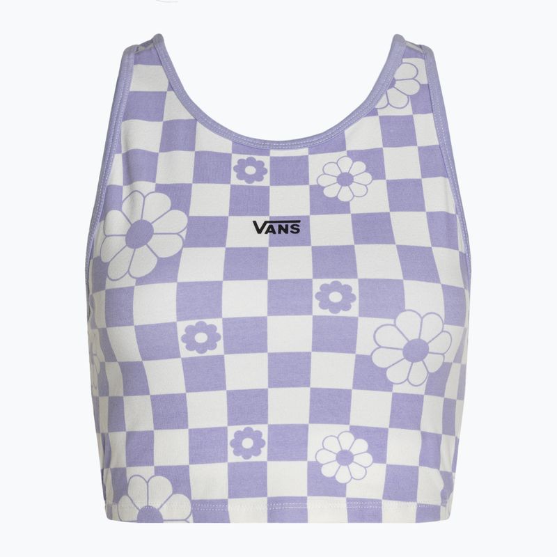 Γυναικείο τοπ Vans Longline Racerback Bralette Floral checkerboard/sweet lavender