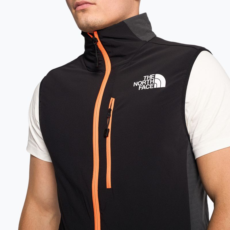 Γυναικείο γιλέκο The North Face Dawn Turn Hybrid Ventrix άσφαλτος γκρι/μαύρο/πορτοκαλί σοκ 3