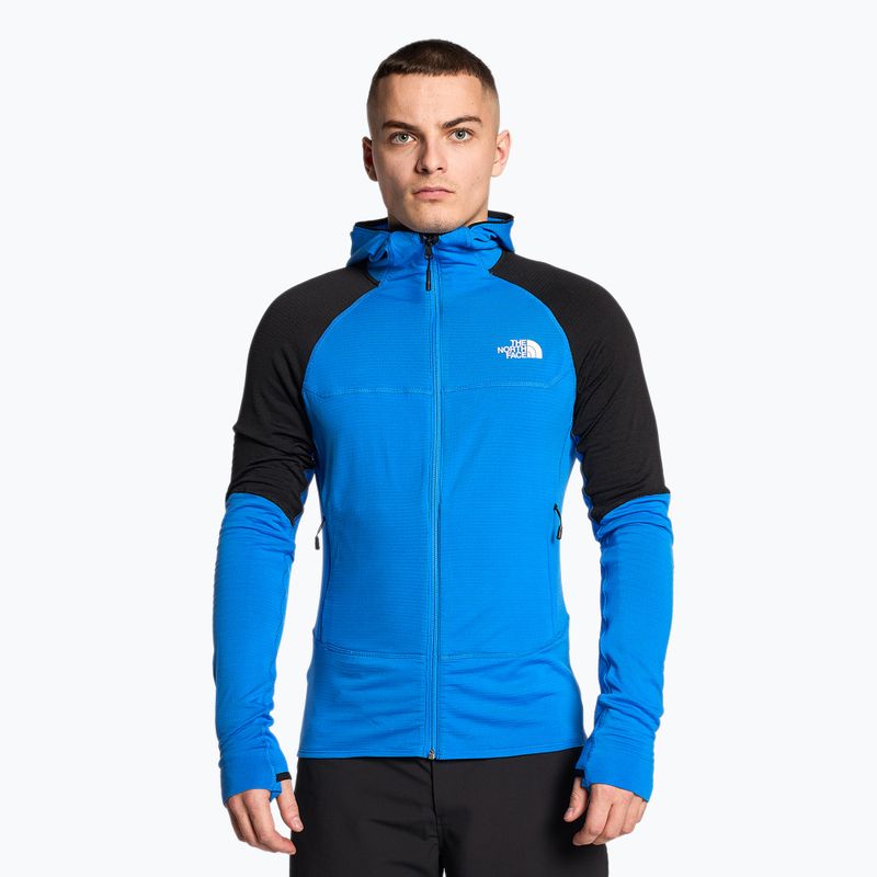 Ανδρικό The North Face Bolt Polartec Fleece Hoodie οπτικό μπλε/μαύρο