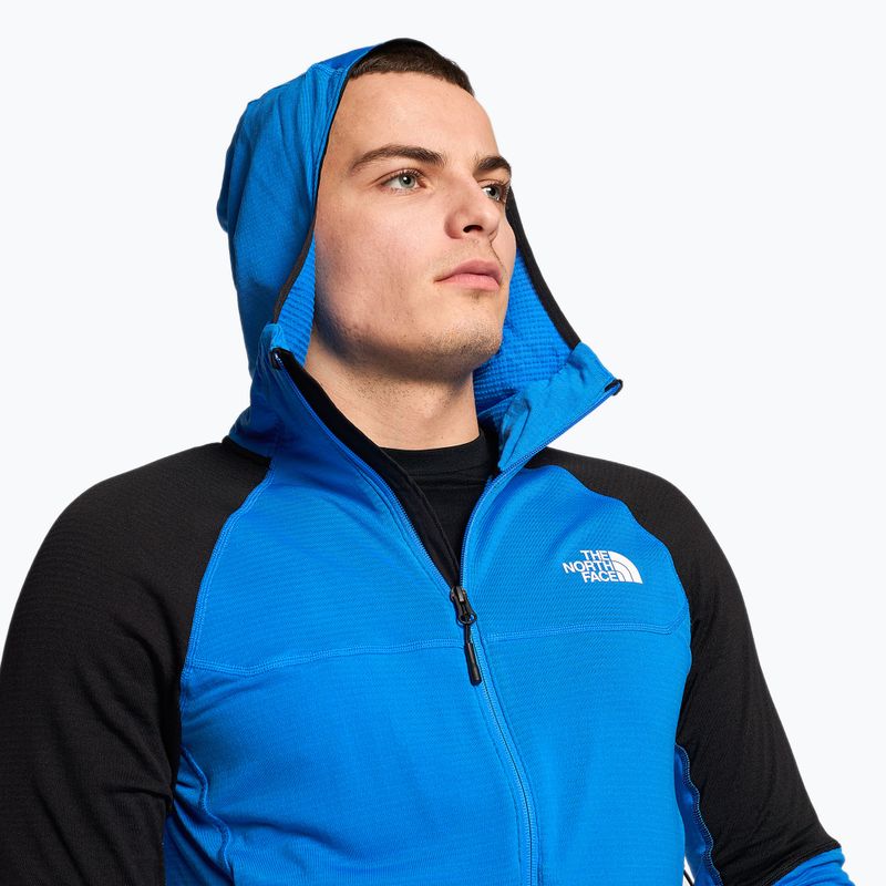 Ανδρικό The North Face Bolt Polartec Fleece Hoodie οπτικό μπλε/μαύρο 4