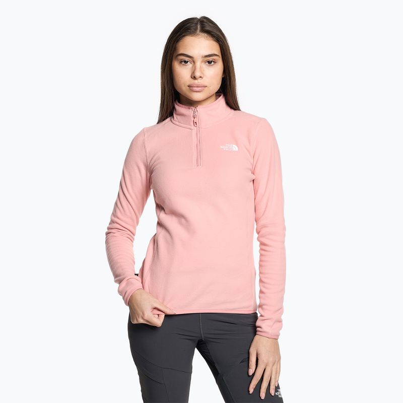 Γυναικείο fleece φούτερ The North Face 100 Glacier 1/4 Zip shady rose