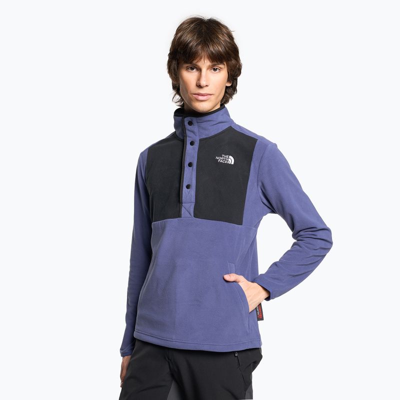 Ανδρικό fleece φούτερ The North Face Homesafe Snap Neck Fleece Pullover cave μπλε/μαύρο