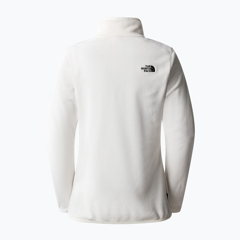 Γυναικείο fleece φούτερ The North Face 100 Glacier 1/4 Zip γαρδένια λευκό 5