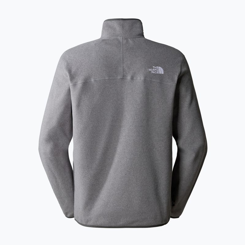 Ανδρικό The North Face 100 Glacier 1/4 Zip fleece sweatshirt medium grey heather 5