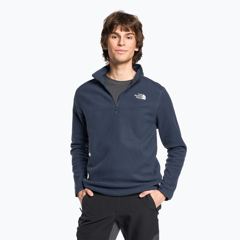 Ανδρικό fleece φούτερ The North Face 100 Glacier 1/4 Zip summit navy