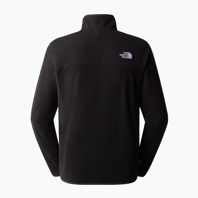 Ανδρικό fleece φούτερ The North Face 100 Glacier 1/4 Zip μαύρο 2