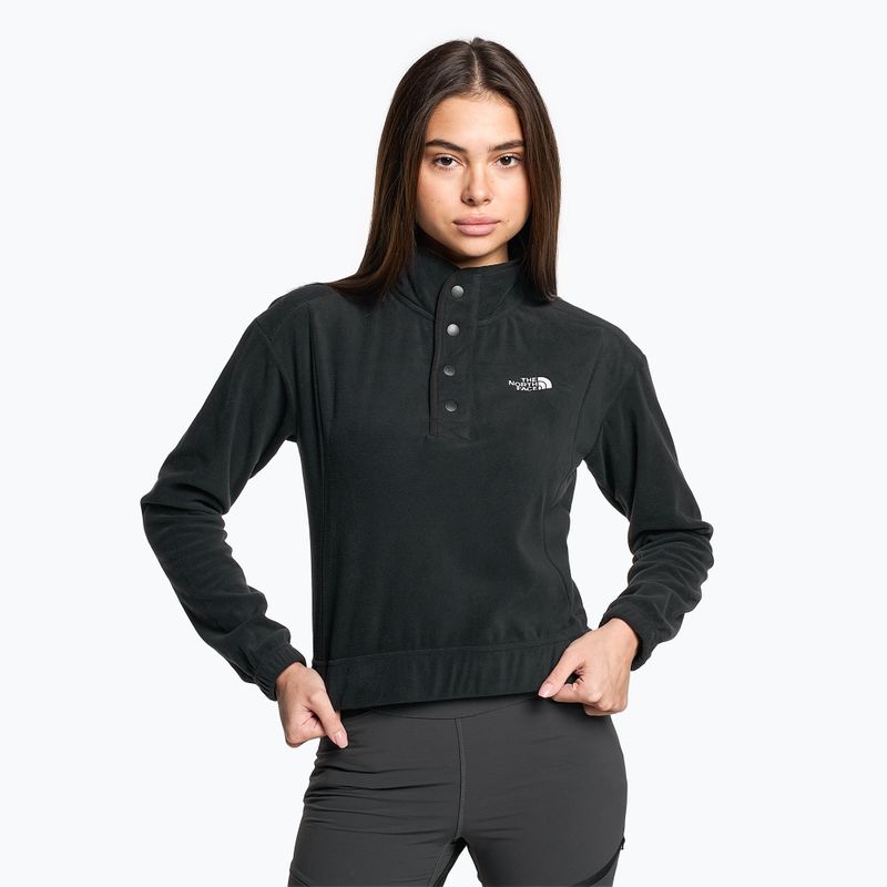 Γυναικείο fleece φούτερ The North Face Homesafe Snap Neck Fleece Pullover μαύρο/μαύρο